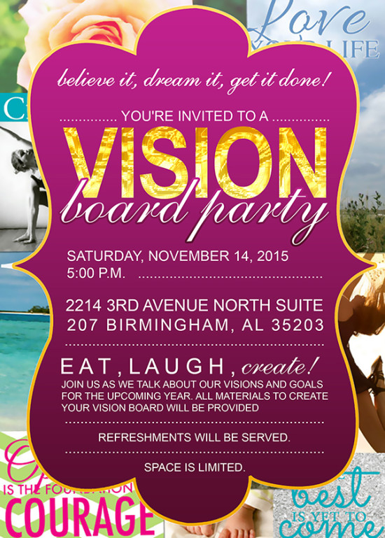 Adrienne Nixon's Vision Board Party