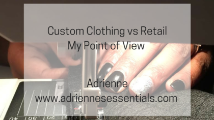 custom clothing vs retail